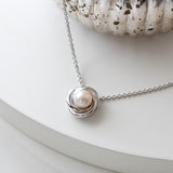 Kit Heath Bevel Trilogy Pearl Necklace 18"