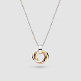 Kit Heath Bevel Trilogy Golden Petite Necklace 17"