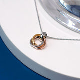 Kit Heath Bevel Trilogy Golden Petite Necklace 17"