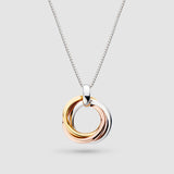 Kit Heath Bevel Trilogy Golden Necklace 18"