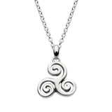 Dew Celtic Swirl Necklace 18"