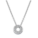 Dew Open Circle Necklace 18"