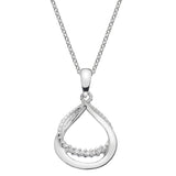 Dew Double Open Drop CZ Pendant SALE