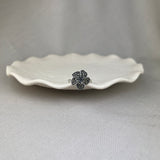Vintage Design Sterling Silver Marcasite Flower Ring