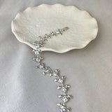 Sterling Silver Winged Heart CZ Bracelet