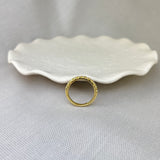 WS0029/22B 18ct Gold Diamond Claw Set Band Ring 0.66ct