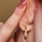 Scream Pretty Faceted Star Flat Back Single Stud Earring