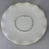 Sterling Silver Angle Filed Trace Link Bracelet