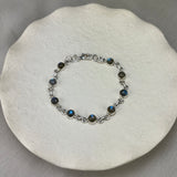 Sterling Silver Handmade Labradorite Bracelet