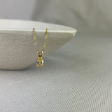 9ct Yellow Gold Pale Citrine Oval Pendant