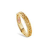 Clogau 9ct Yellow Gold Annwyl Slim Band Ring