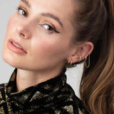 Scream Pretty Chain Linked Mismatched Single Huggie Hoop Earring Gold Plated