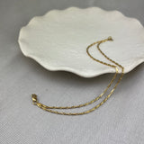 18ct Yellow Gold Hayseed Double Bracelet