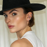 Scream Pretty Chain Linked Droplet Single Stud Earring