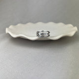 9ct White Gold Wide Multi Strand Crossover Ring