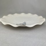 18ct White Gold Diamond Pear Shape Floral Cluster Ring 0.44ct