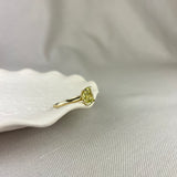 9ct Yellow Gold Lemon Quartz Cocktail Ring