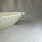 9ct White Gold Lemon Topaz Diamond Tropical Pendant