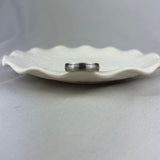 Titanium Silver Inlay Band Ring 5mm SALE