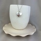 Sterling Silver Plain Heart Locket 25x20mm