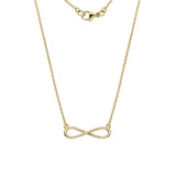 9ct Yellow Gold Infinity Necklace