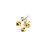 9ct Yellow Gold Love Knot Stud Earrings
