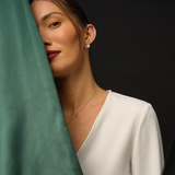 Clogau Nature's Wonder 9ct Gold Pearl Lily of the Valley Stud Earrings SALE