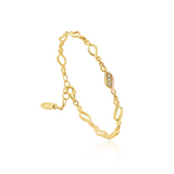 Clogau Gold 9ct Gold Past Present Future Bracelet