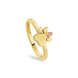 Clogau Paw Prints 9ct Gold Diamond Ring