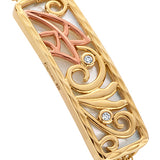 Clogau Tylwyth Teg 9ct Gold Diamond Mother of Pearl Bracelet SALE