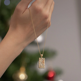 Clogau Tylwyth Teg 9ct Gold Diamond Mother of Pearl Necklace SALE