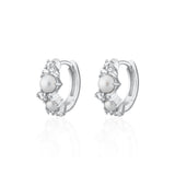 Scream Pretty Hannah Martin Pearl Huggie Hoop Earrings