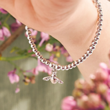 Clogau Nature's Wonder Silver Honey Bee Affinity Bracelet