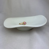 Vintage Design 9ct Gold Pink Tourmaline Diamond Ornate Dress Ring