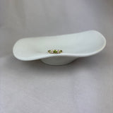 Vintage Design 9ct Gold Peridot Diamond Oval Pear Shape Ring