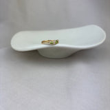 Vintage Design 9ct Gold Peridot Diamond Oval Pear Shape Ring
