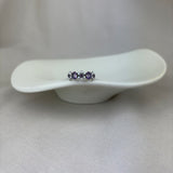 Vintage Design Sterling Silver Amethyst & Seed Pearl Flower Cluster Ring