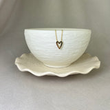 9ct Yellow Gold Open Heart Necklace