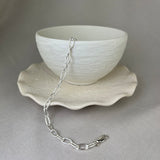 Sterling Silver Round Trace 55 Paperclip Link Bracelet