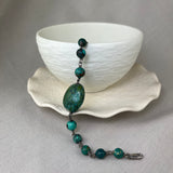Sterling Silver Boho Turquoise Bead Bracelet SALE