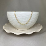 9ct Yellow Gold Oval Belcher Half Chain 2.8mm