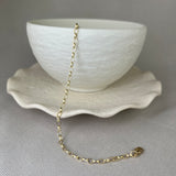 9ct Yellow Gold Oval Belcher Half Chain 2.8mm