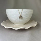 St Christopher 9ct Yellow Gold Plain Heart Pendant