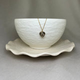 St Christopher 9ct Yellow Gold Plain Heart Pendant