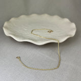 9ct Yellow Gold Spiga 25 Ankle Chain