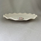 Vintage Design 9ct White Gold Morganite Diamond Trilogy Ring