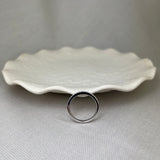 Platinum Diamond Milgrain Set Band Ring 0.25ct