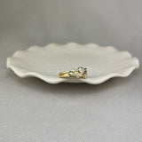 18ct Yellow Gold Statement Diamond Double Band Ring 0.56ct