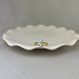 18ct Yellow Gold Diamond Solitaire Oval Ring 1.23ct