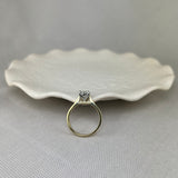 18ct Yellow Gold Diamond Solitaire Oval Ring 1.23ct